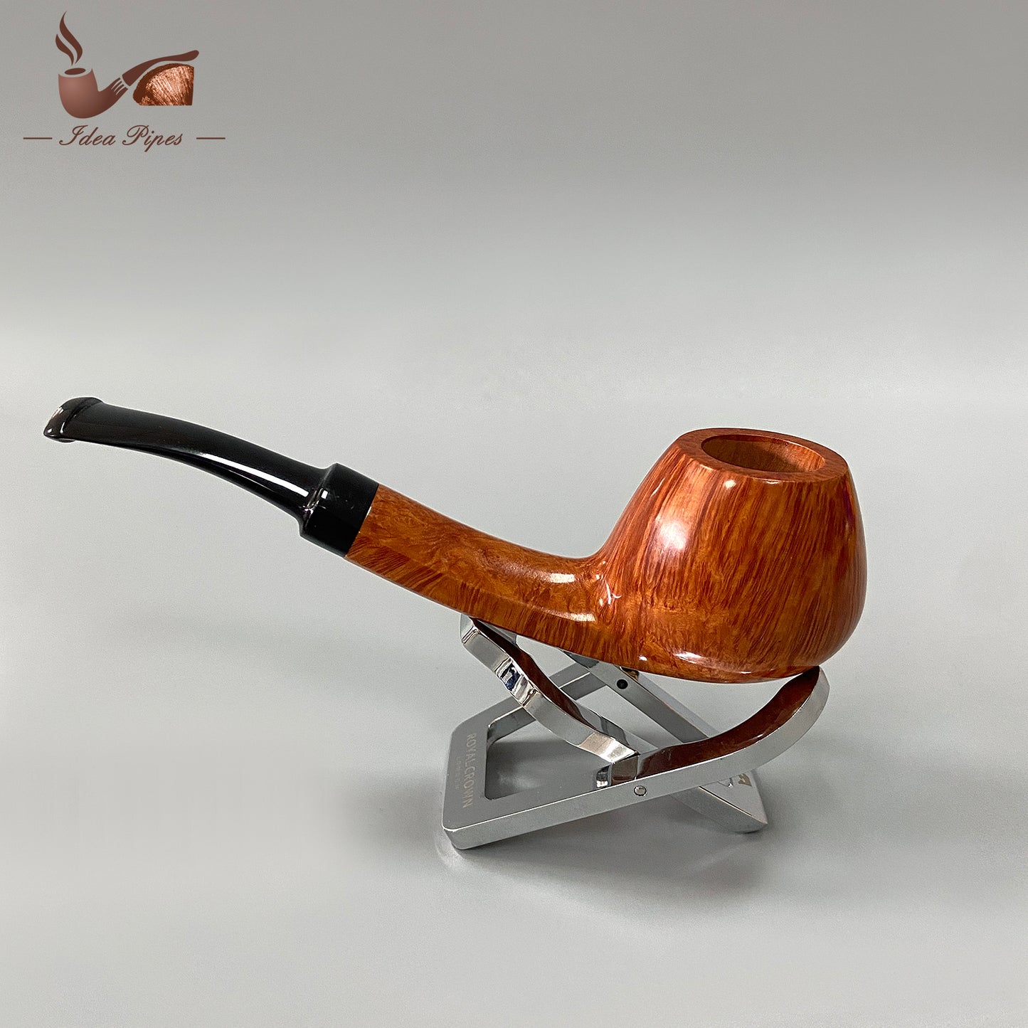 long Stem Brandy-Style Briar Wood Tobacco Smoking Pipe – Handcrafted Wooden Pipe for Men, Pack of 12 for Collectors & Retail
