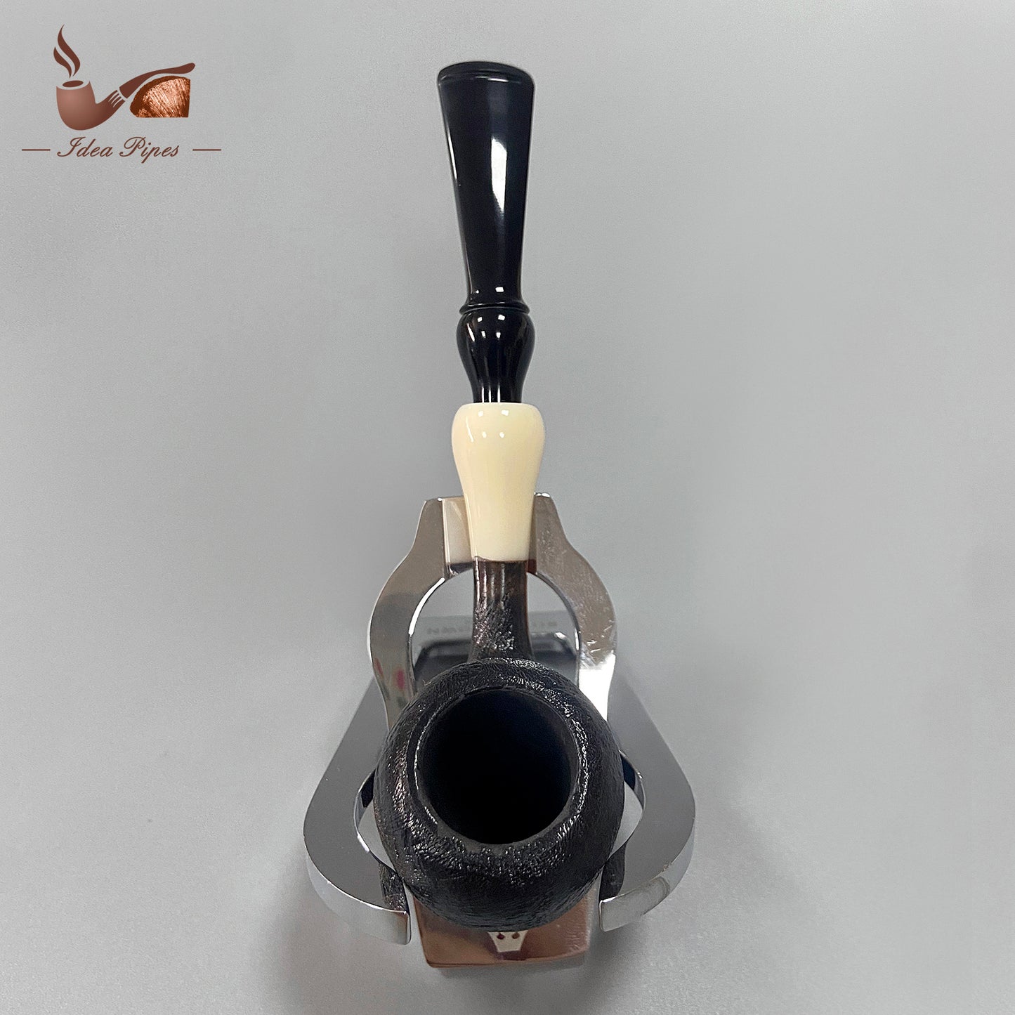Small Briar Acorn Pipe with Horn Stem, Sold in Packs of 12