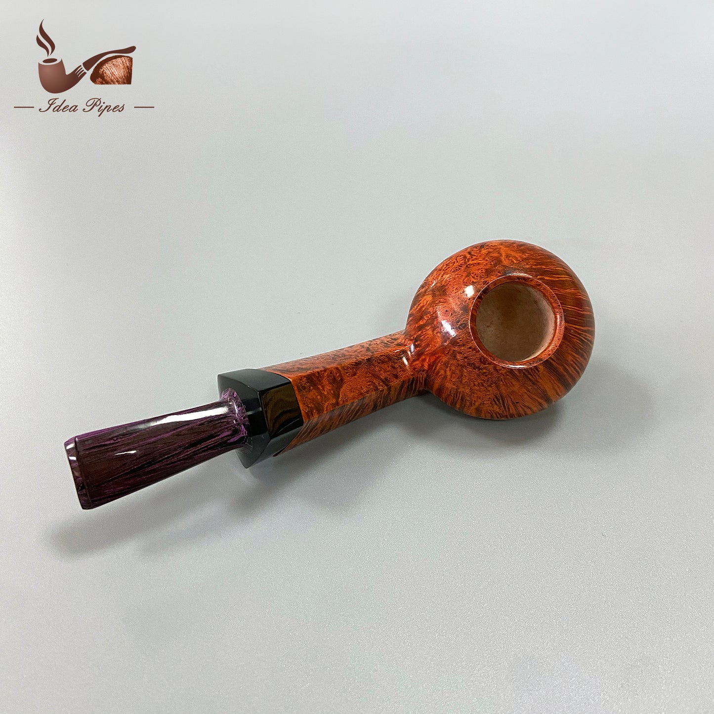 Long Stem Tomato-Shaped Briar Wood Tobacco Smoking Pipe – Handcrafted Wooden Pipe for Men, Pack of 12 for Collectors & Retail