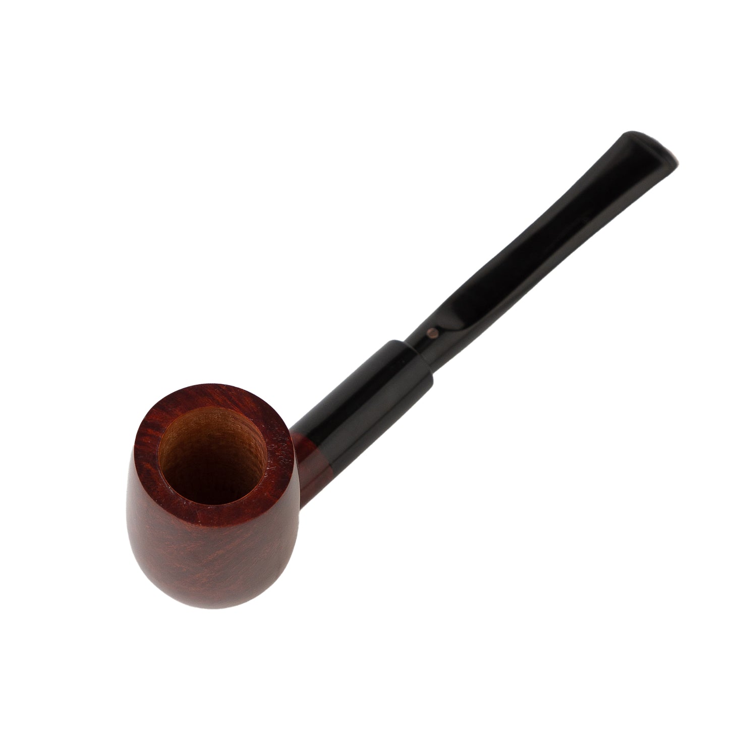 Military Mount Billiard Briar Wood Tobacco Smoking Pipe with Small Silver Dot – Handcrafted Wooden Pipe for Men, Pack of 12 for Collectors & Retail