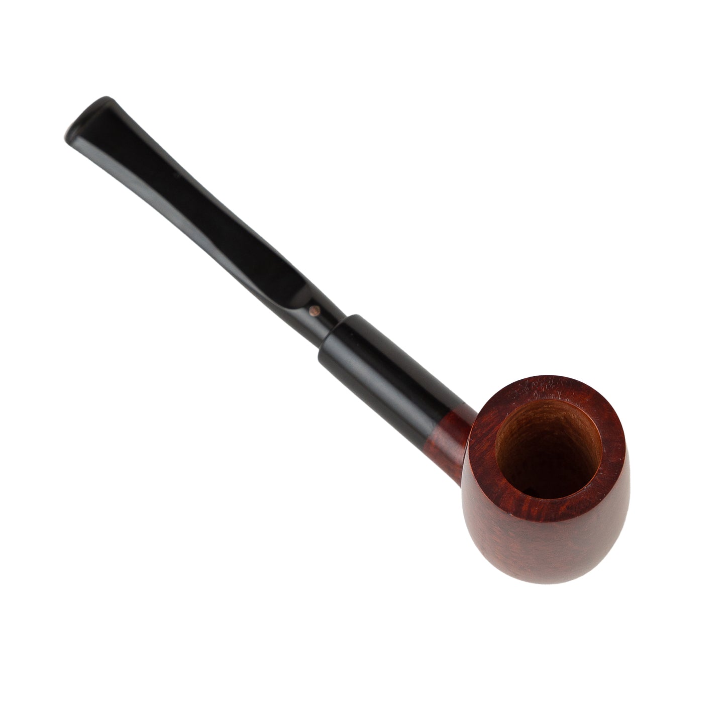 Military Mount Billiard Briar Wood Tobacco Smoking Pipe with Small Silver Dot – Handcrafted Wooden Pipe for Men, Pack of 12 for Collectors & Retail
