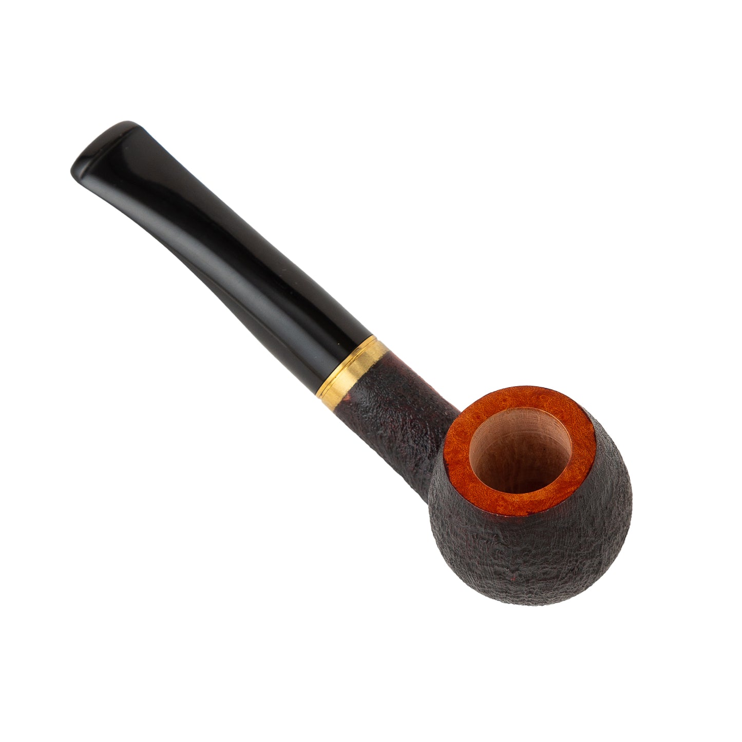 Slightly Bent Briar Wood Apple-Shaped Tobacco Smoking Pipe – Handcrafted Wooden Pipe for Men, Pack of 12 for Collectors & Retail