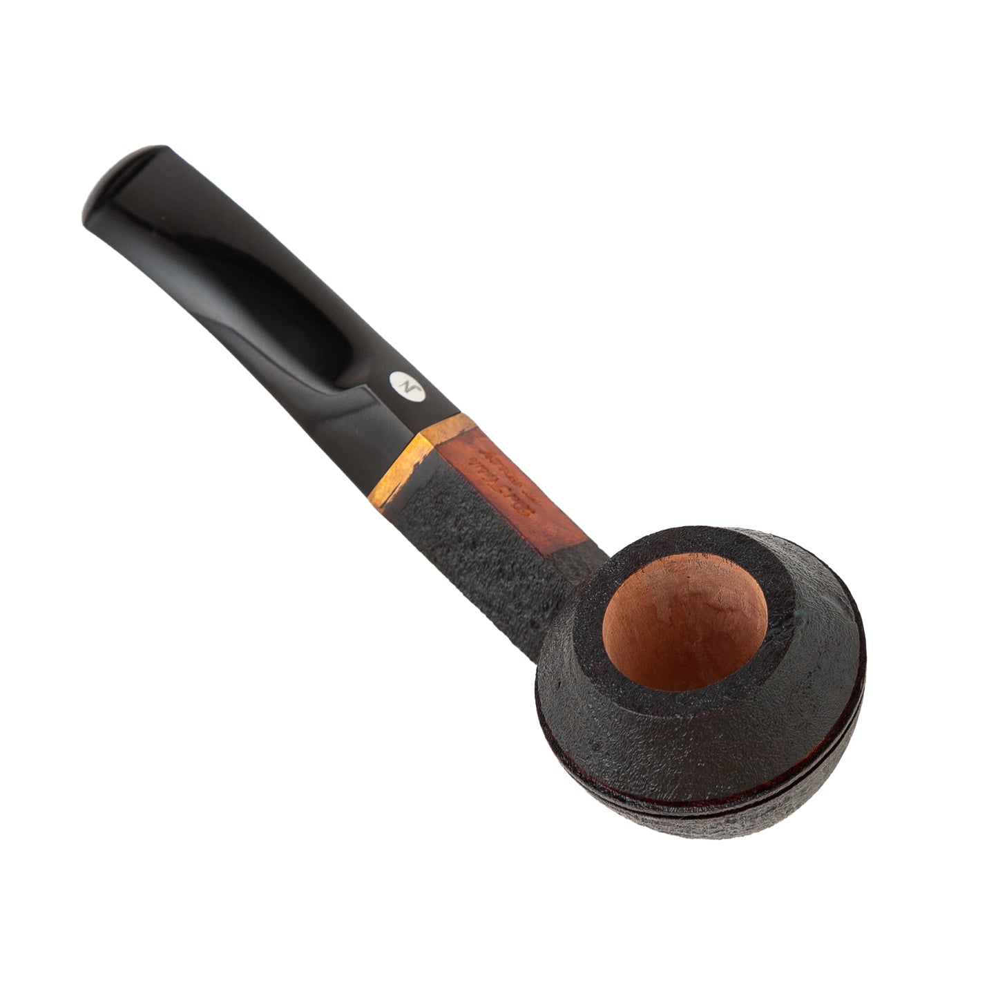 Slightly Bent Bullhead-Style Briar Wood Tobacco Smoking Pipe – Handcrafted Wooden Pipe for Men, Pack of 12 for Collectors & Retail