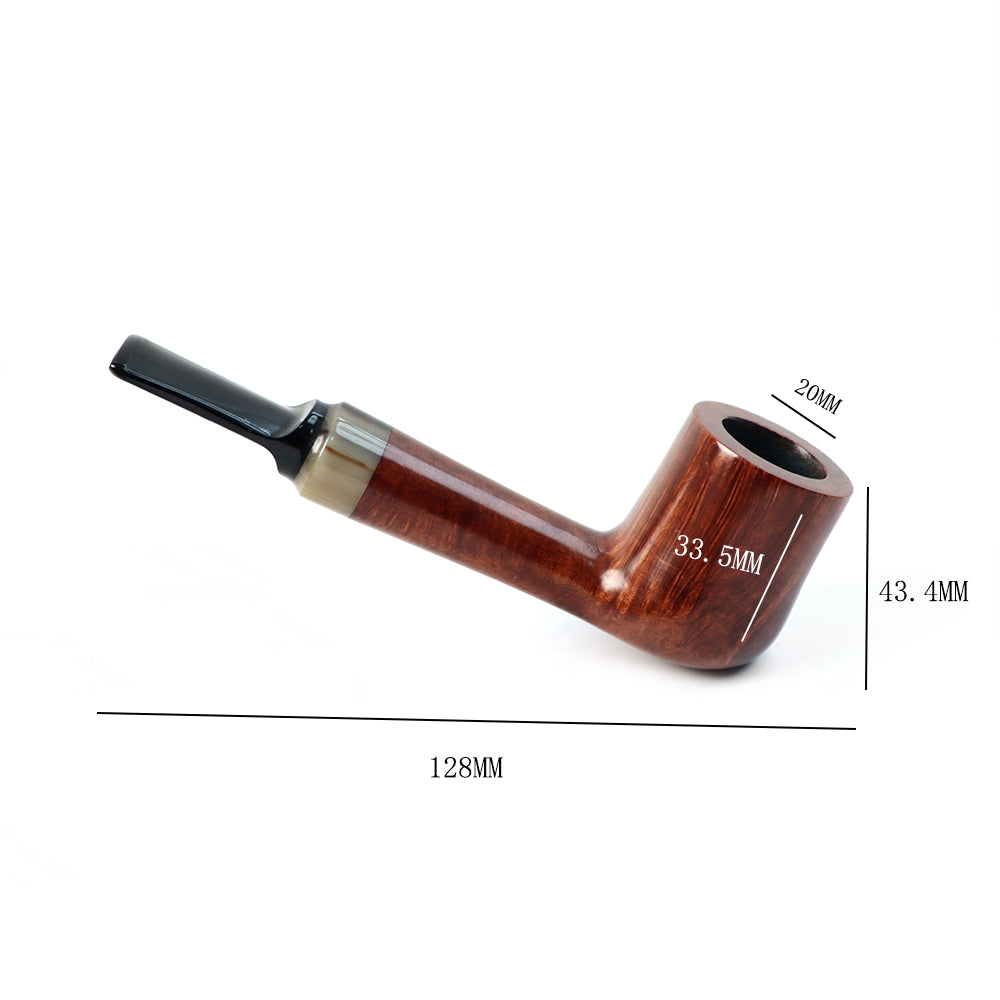 IDEA PIPES  Handmade  Briar Wood Tobacco Pipes Smooth Finished pot Shape