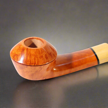 Idea pipes Briar Wood straight Bulldog Smooth Finished Pipes