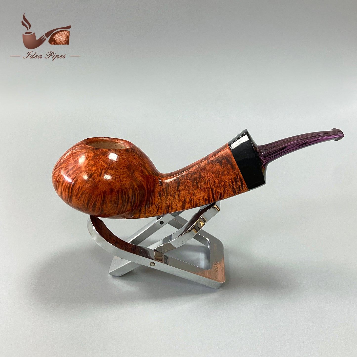Long Stem Tomato-Shaped Briar Wood Tobacco Smoking Pipe – Handcrafted Wooden Pipe for Men, Pack of 12 for Collectors & Retail