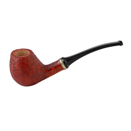 Ergonomic Asymmetrical Briar Wood Tobacco Smoking Pipe – Comfortable Grip Handcrafted Wooden Pipe for Men,  Pack of 12 for Collectors & Retail