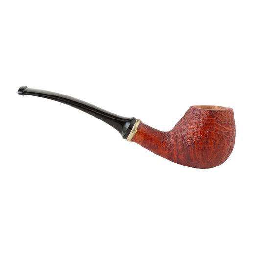 Ergonomic Asymmetrical Briar Wood Tobacco Smoking Pipe – Comfortable Grip Handcrafted Wooden Pipe for Men,  Pack of 12 for Collectors & Retail