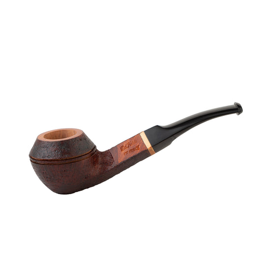 Slightly Bent Bullhead-Style Briar Wood Tobacco Smoking Pipe – Handcrafted Wooden Pipe for Men,  Pack of 12 for Collectors & Retail
