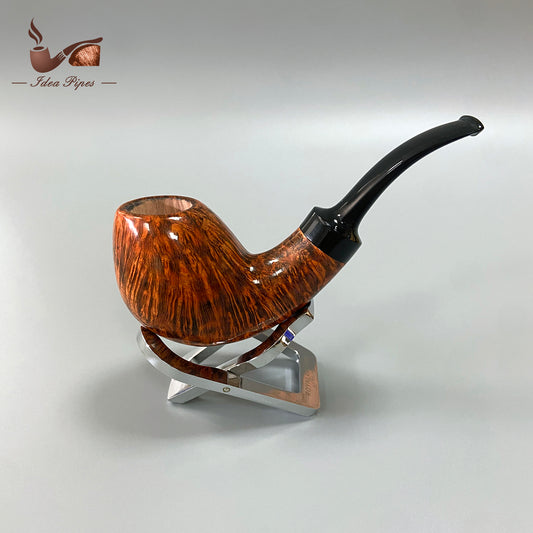 Heavily Bent Pufferfish-Shaped Briar Wood Tobacco Smoking Pipe – Handcrafted Wooden Pipe for Men, Pack of 12 for Collectors & Retail