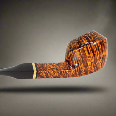 Idea Pipes High Contrast Bulldog  Shapes Smooth Finished Briar Pipe